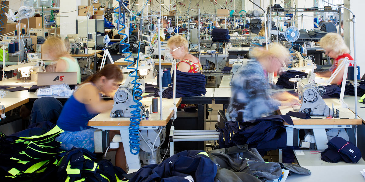 Швейный цех компании «Сканвоквэр