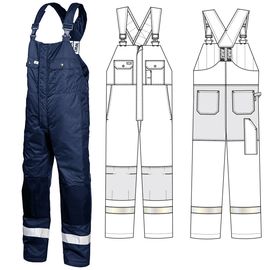 Зимний полукомбинезон 42NCR-TWILL-15/14 на стеганой подкладке