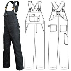 Летний полукомбинезон 71T-P154-55 из смесовой ткани