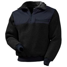 Свитер рабочий черно-серый мужской 757-PHK-90/90 из искусственного меха