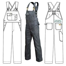 Летний полукомбинезон 71T-FU-55 из хлопка FU (375 г/кв. м)