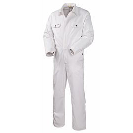 Белый летний комбинезон 830-MU-00 из хлопка