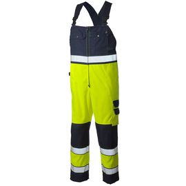 Полукомбинезон рабочий летний сигнальный мужской желто-синий 92N-P154-71/15