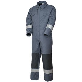 Комбинезон утеплённый рабочий мужской сине-зеленый 890-P154-52 на стеганой подкладке