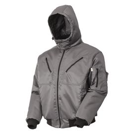 Зимняя укороченная куртка пилот (бомбер) 456KC(442KC)-TWILL FZ-58, вид спереди