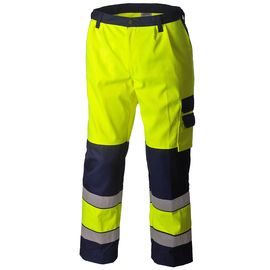 Брюки рабочие летние мужские сигнальные жёлто-синие 2131N-P154-71/15 для дорожных рабочих  в интернет-магазине sww.com.ru
