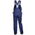 Рабочий темно-синий полукомбинезон мужской летний 51T-FU-14, вид сзади