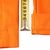 Оранжевый рабочий летний мужской комбинезон 827R-MU-75 из хлопка, широкая подгибка низа «отпори и носи»