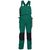 Полукомбинезон рабочий летний зеленый 51-2-P154-21 из смесовой ткани с наколенниками и 12 карманами, вид спереди