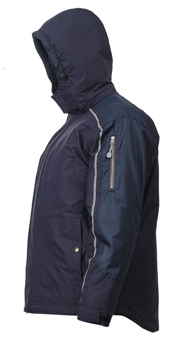 Зимняя укороченная куртка пилот (бомбер) 622S-TWILL-15, вид слева