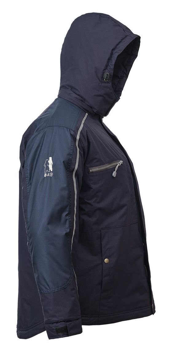 Зимняя укороченная куртка пилот (бомбер) 622S-TWILL-15, вид справа