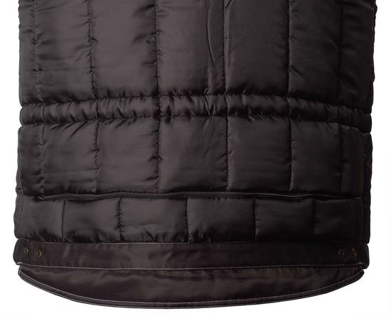 Куртка рабочая мужская зимняя двухцветная 634-PP-90/71 с удлинённой спинкой на стеганой подкладке, молния в подкладке