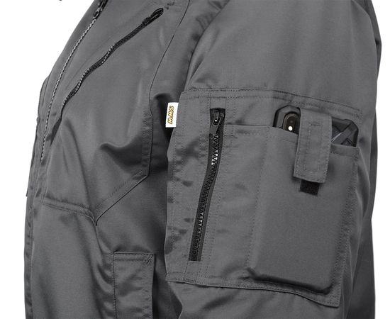 Зимняя куртка  укороченная (пилот) 442KC-TWILL-55 на стеганой подкладке, карман для смартфона