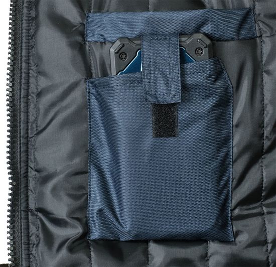 Демисезонная укороченная двухцветная синяя/серая куртка SWW  пилот (бомбер) 456NU(442NU)-TASLAN-15/55 из прочного износостойкого полотна, карман для смартфонДемисезонная укороченная двухцветная синяя/серая куртка SWW  пилот (бомбер) 456NU(442NU)-TASLAN-15/55 из прочного износостойкого полотна