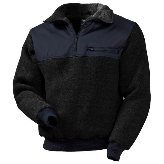 Свитер рабочий черно-серый мужской 757-PHK-90/90 из искусственного меха