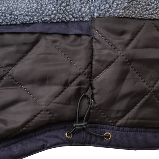 Зимняя укороченная куртка пилот (бомбер) 622S-TWILL-15, регулировка низа