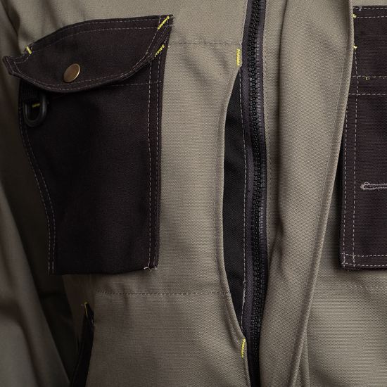 Куртка рабочая мужская 640K-CAN-7/90 из износостойкой смесовой ткани, карман наполеон