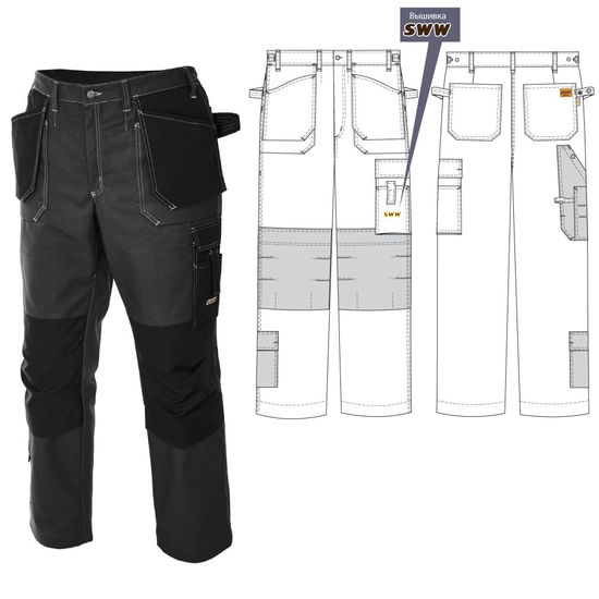 Брюки 255KP-CAN-90