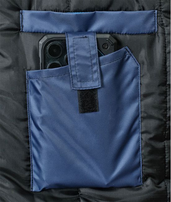 Зимняя куртка  укороченная (пилот) 456C(442C)-TWILL-14 на стеганой подкладке, внутренний карман слева