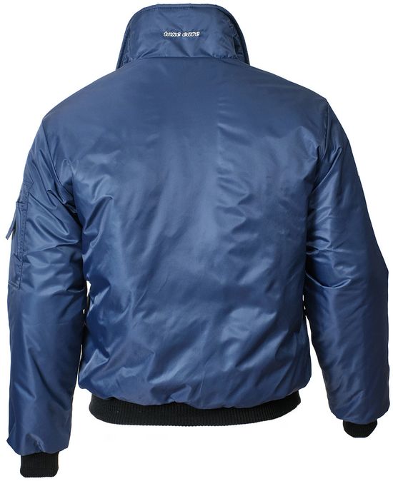 Зимняя куртка  укороченная (пилот) 456C(442C)-TWILL-14 на стеганой подкладке, вид сзади