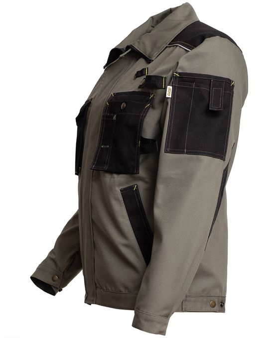 Куртка рабочая мужская 640K-CAN-7/90 из износостойкой смесовой ткани, вид слева
