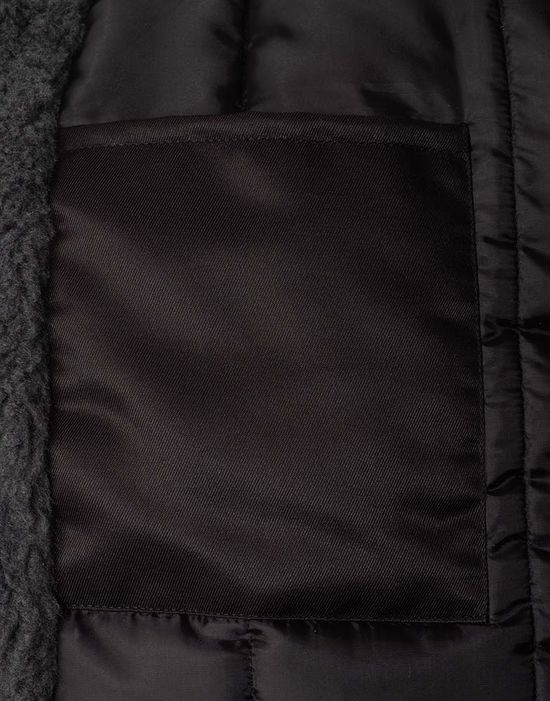 Куртка рабочая мужская зимняя двухцветная 634K-PP-90/71 с удлинённой спинкой на стеганой подкладке, правый внутренний карман