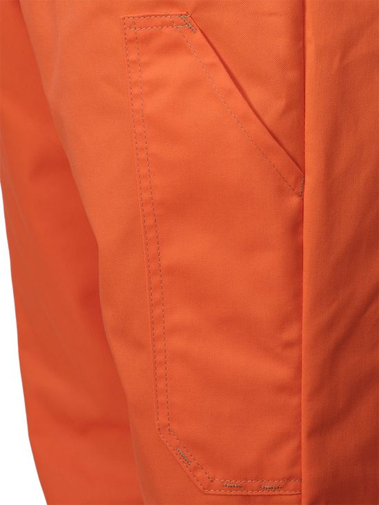 Ярко-оранжевый рабочий летний мужской комбинезон 830-NEON-77