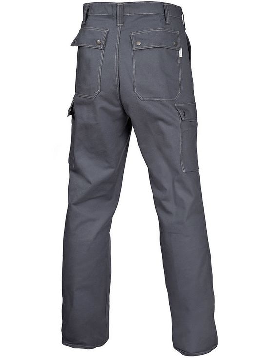 Летние брюки 233T-FU-55 из хлопка FU (375 г/кв. м)  с Москве, вид сзади