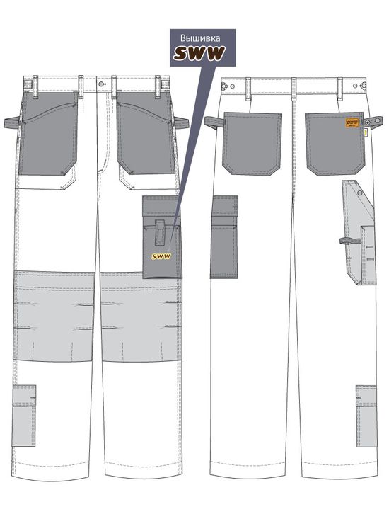 Брюки 255A-CAN-15/90