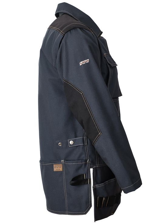 Куртка рабочая мужская летняя 450T-CAN-15/90 с отстёгивающимися рукавами, вид справа, размер 48-50, рост 170-176