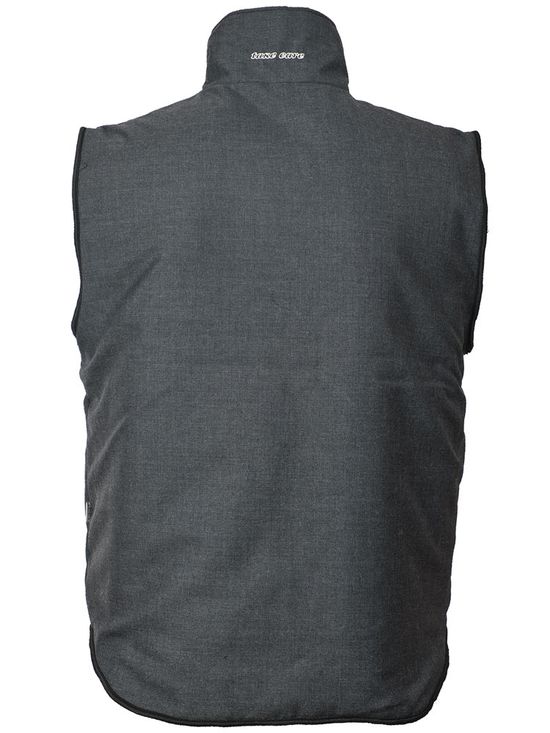 Жилет рабочий утеплённый 515T-KS-59 на подкладке из искусственного меха, вид сзади