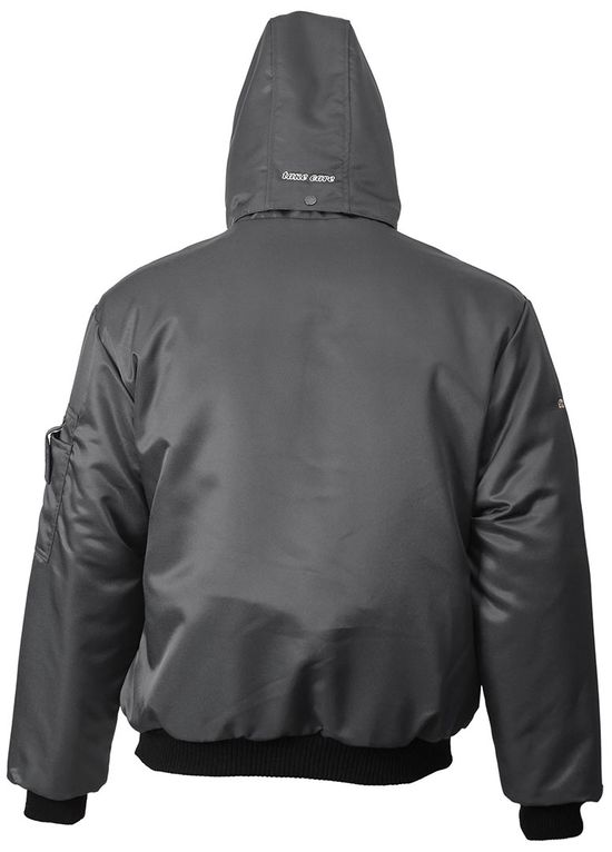 Зимняя куртка  укороченная (пилот) 442KC-TWILL FT-55 на стеганой подкладке, вид сзади