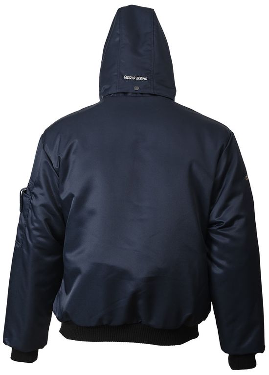 Зимняя куртка  укороченная (пилот) 442KC-TWILL FT-15 на стеганой подкладке, вид сзади