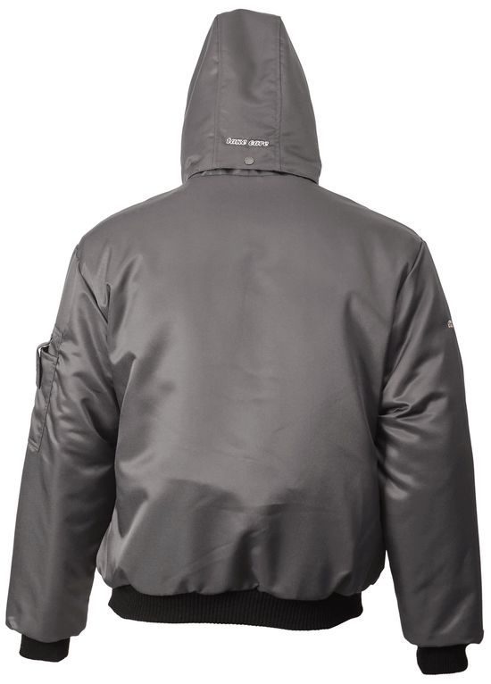 Зимняя укороченная куртка пилот (бомбер) 456KC(442KC)-TWILL FZ-58, вид сзади