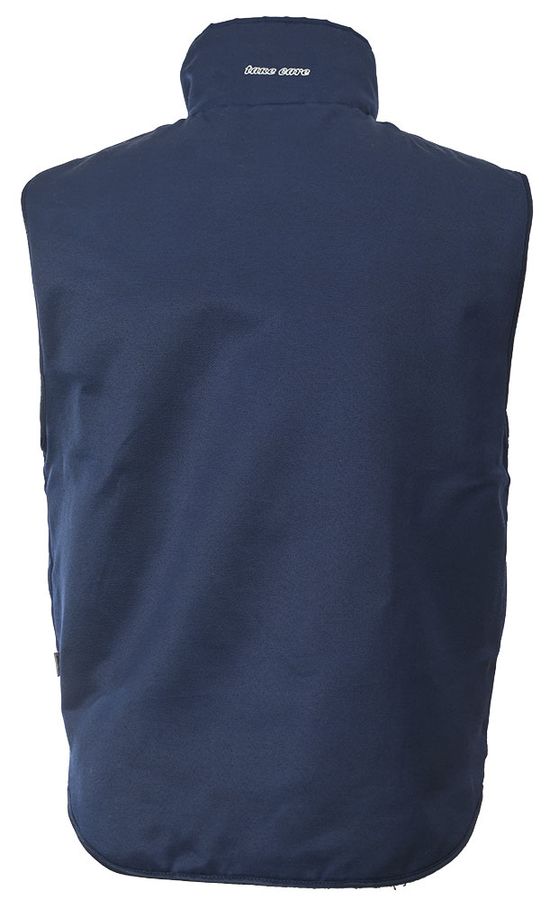 Жилет рабочий утеплённый 515T-BEVR-15 на подкладке из искусственного меха, вид сзади