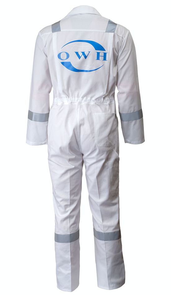 Летний комбинезон 830P-MASTER-U-00 из хлопка,Вид сзади